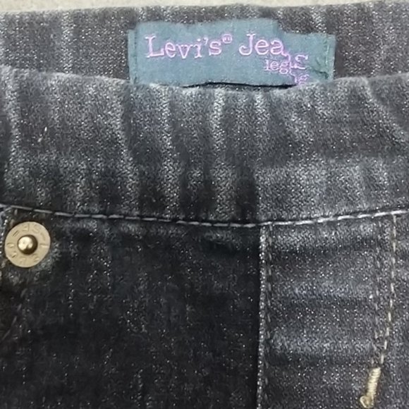 Levi's Baby Leggings Premium Denim 18M - Picture 2 of 5
